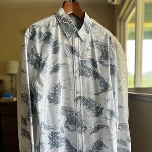 Tori Richard Men's Long-sleeve Shirt Size S